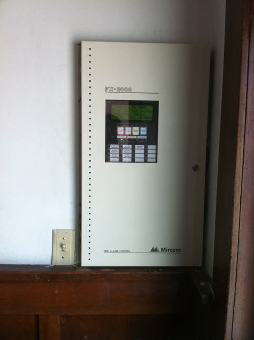 Mircom FX-2000 in the Foyer